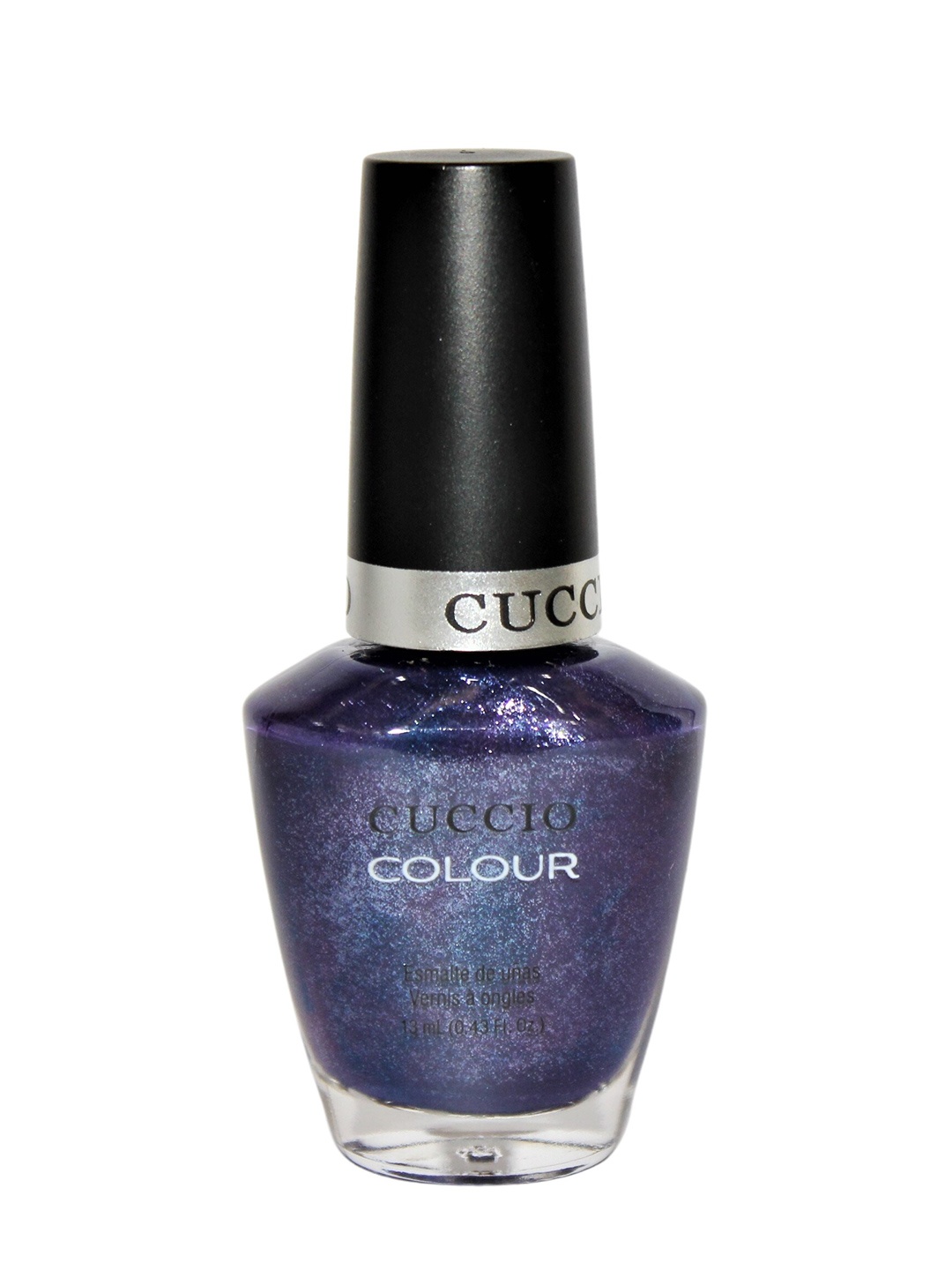 

Cuccio Colour Long Lasting Glossy Nail Polish - Rain in Spain 25 Free Formula 13 ml, Purple