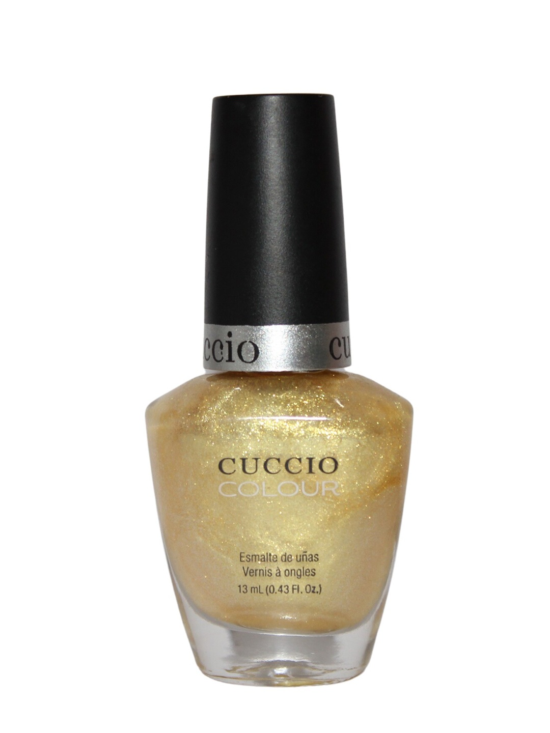 

Cuccio Colour Long Lasting Glossy Nail Polish - Shock value 25 Free Formula 13 ml, Gold