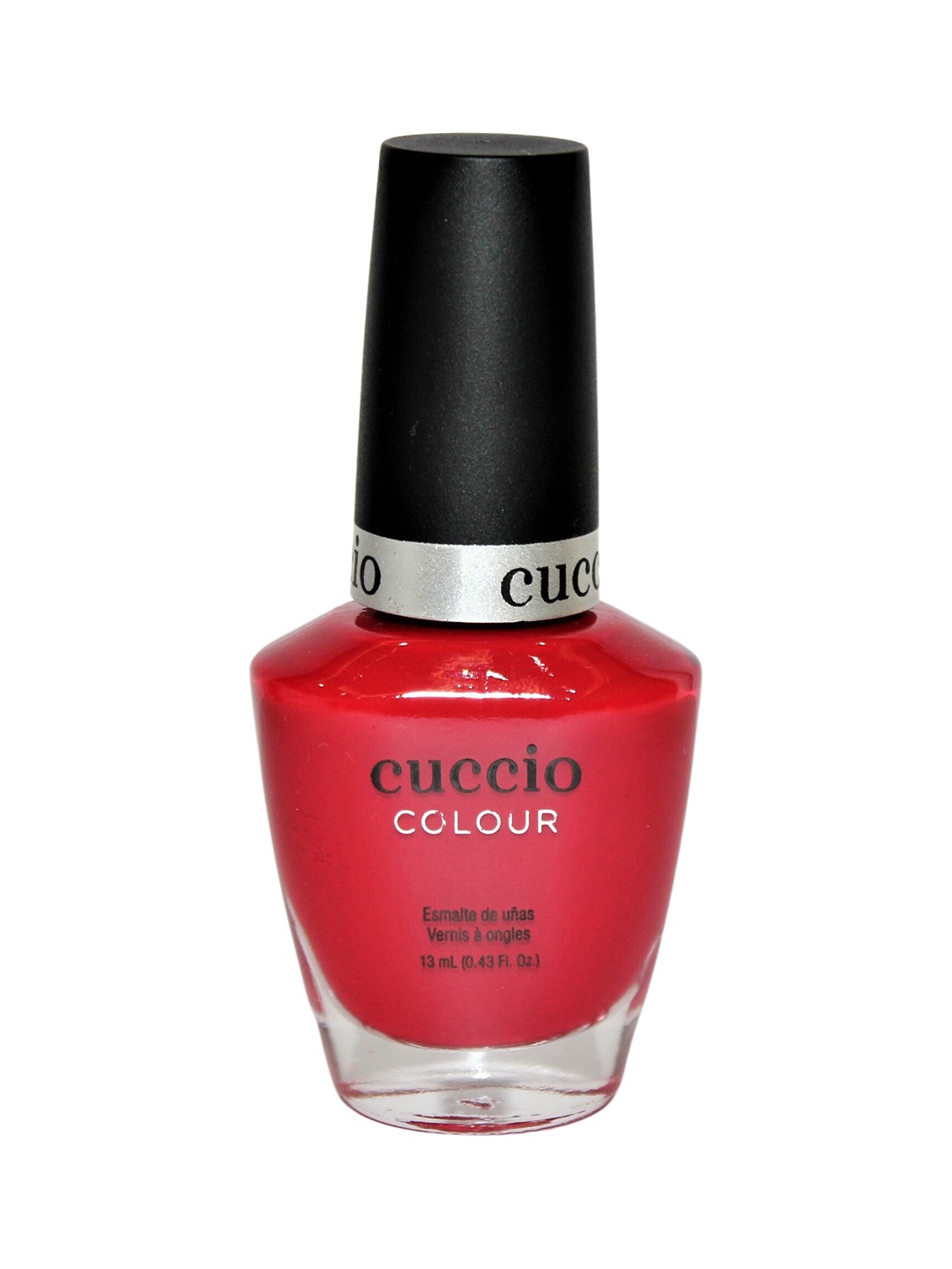 

Cuccio Colour Long Lasting Glossy Nail Polish - A Kiss in Paris 25 Free Formula 13 ml, Red