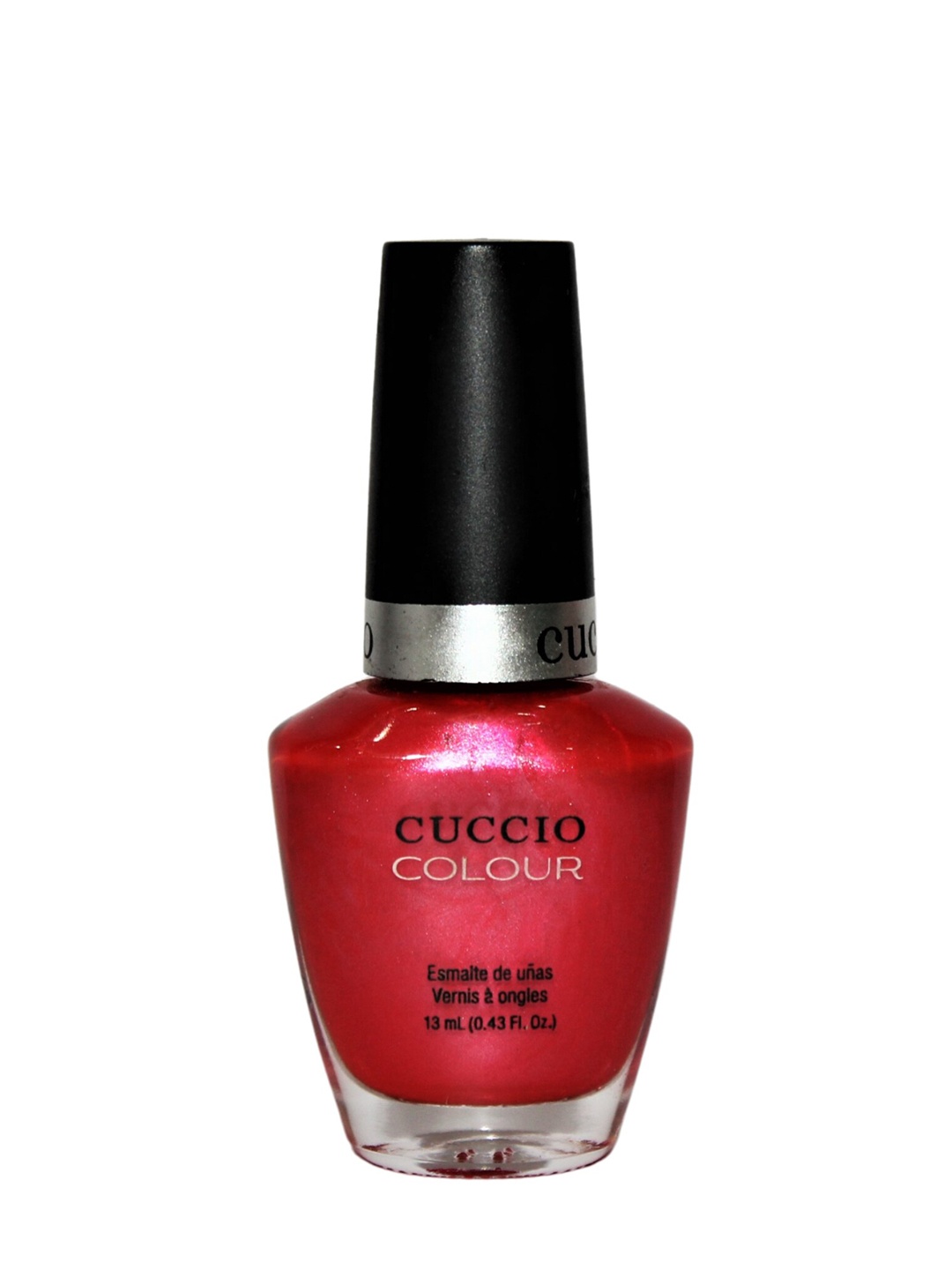 

Cuccio Colour Long Lasting Glossy Nail Polish - Sicilian Summer 25 Free Formula 13 ml, Red