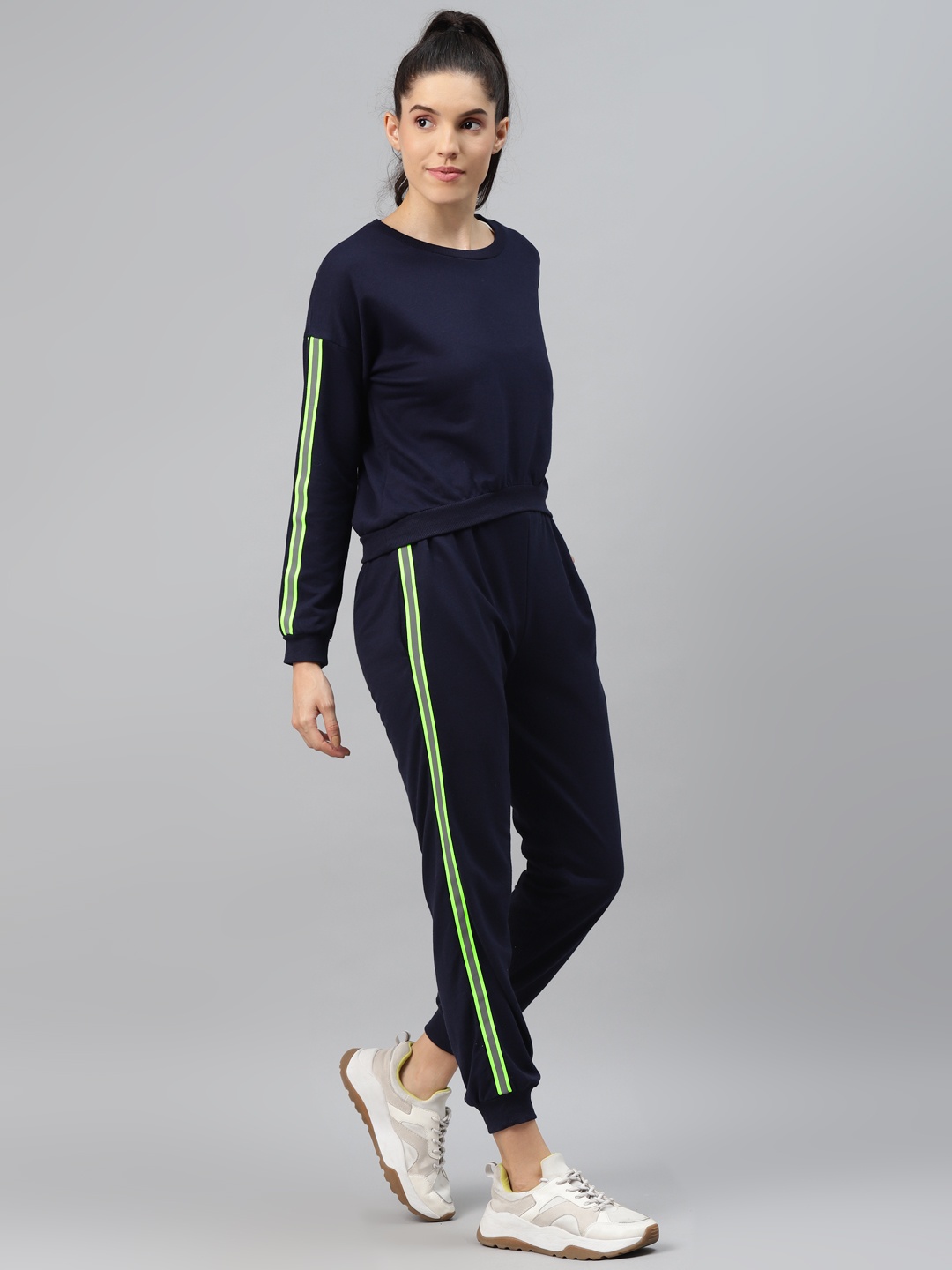 

Laabha Women Navy Blue Cotton Stylish Tracksuits