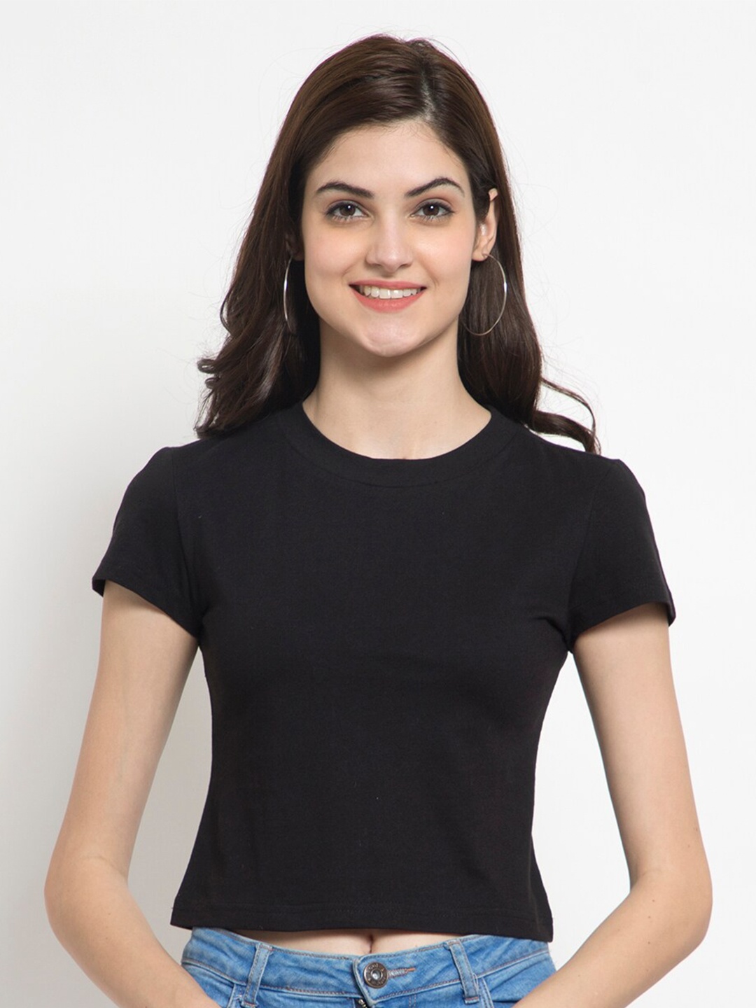 

FEMEA Black Regular Crop Top