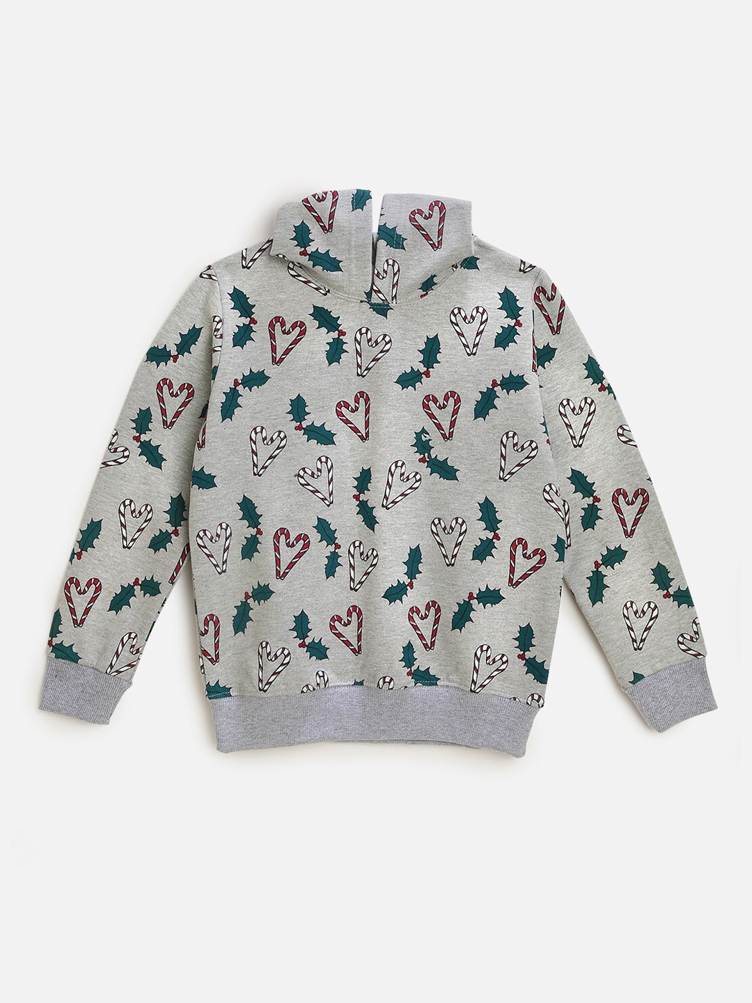 

YK Boys Grey Printed Sweatshirt