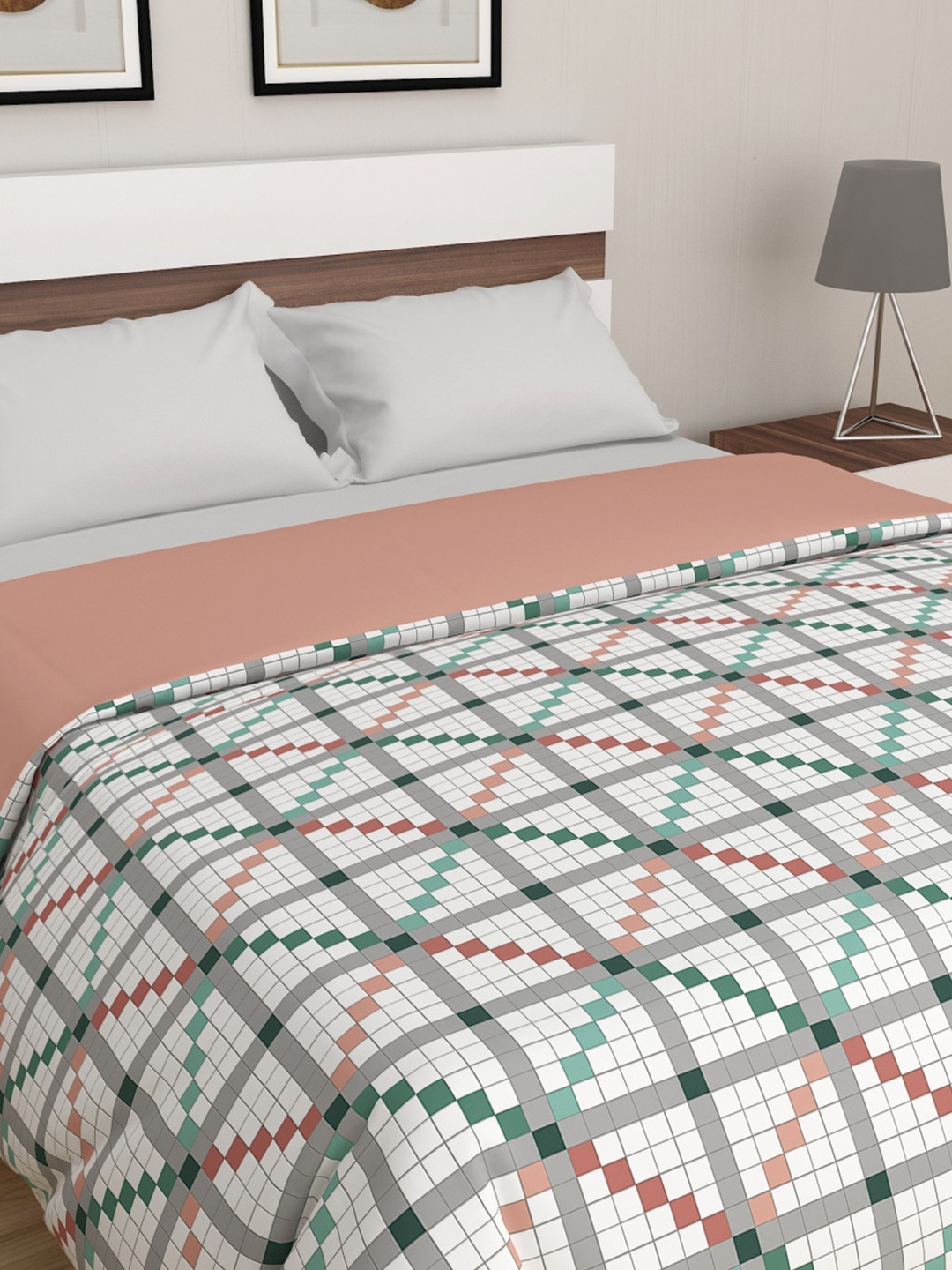 

Home Centre Multicoloured Printed Mild Winter 150 GSM Double Bed Comforter, Multi