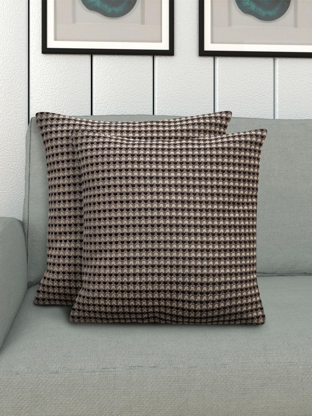 

Home Centre Set of 2 Assorted Square Cushion Covers