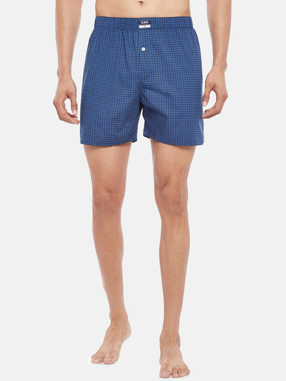 

Ajile by Pantaloons Men Blue Printed Pure Cotton Boxer 8905172760122