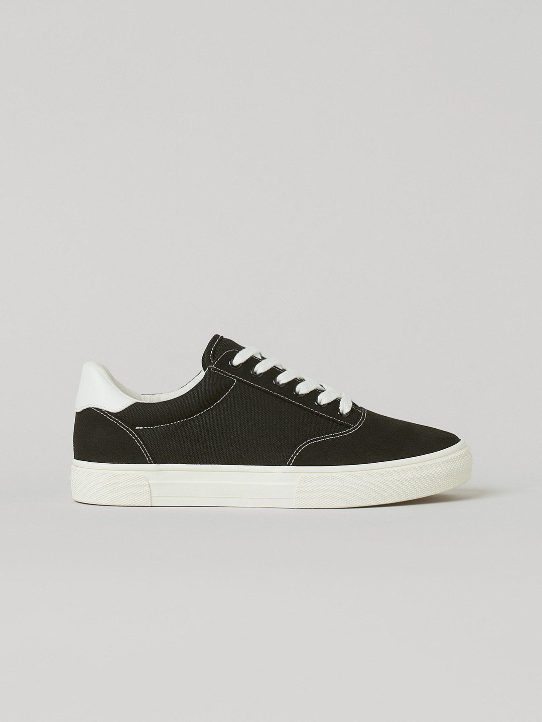 

H&M Women Black Solid Canvas Trainers