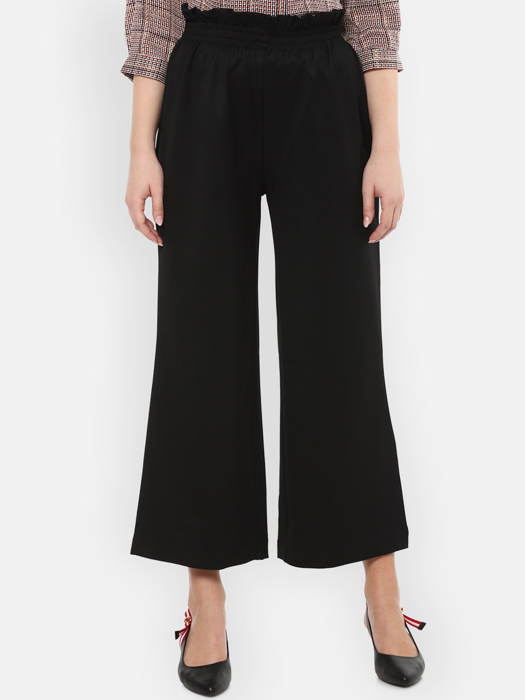 

Van Heusen Woman Women Black Parallel Trousers