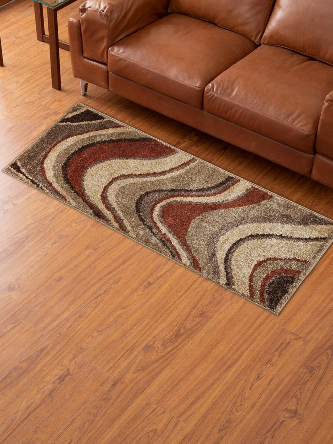 

Home Centre Beige & Brown Patterned Rectangular Anti-Skid Carpet