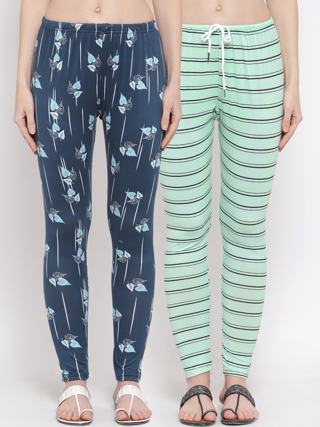 

Klotthe Women Pack of 2 Printed Legging, Multi