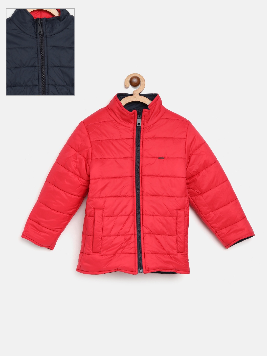 

Okane Girls Navy Blue & Red Reversible Padded Jacket