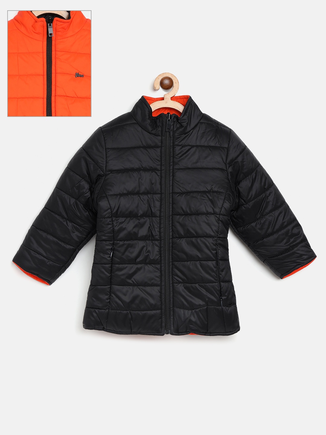 

Okane Girls Black & Orange Reversible Padded Jacket