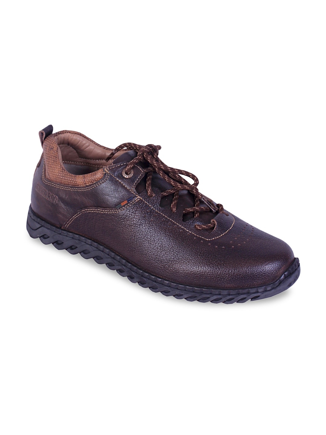 

Buckaroo Men Brown Genuine Leather Sneakers