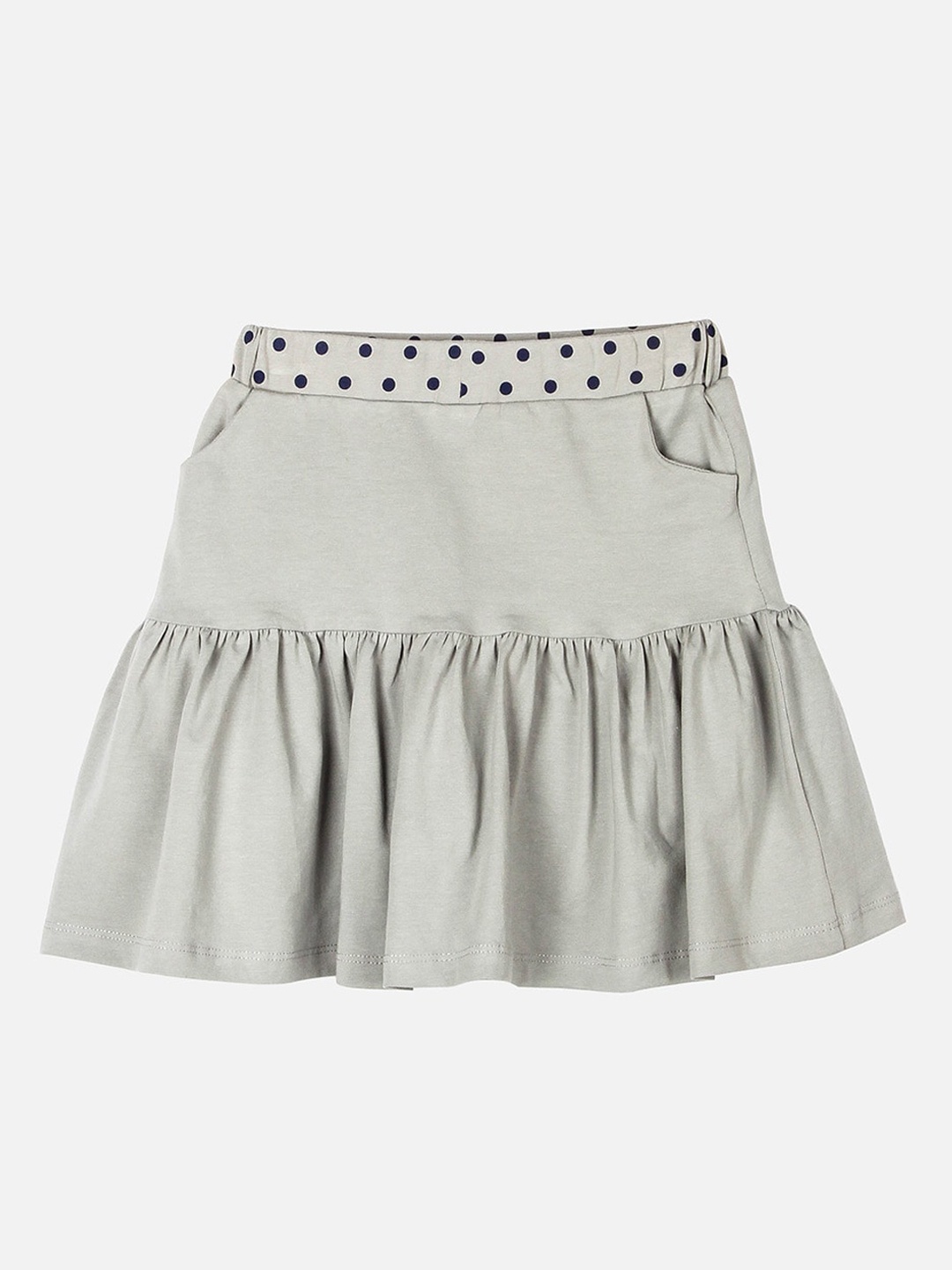 

Peppermint Girls Grey Pleated Skirts