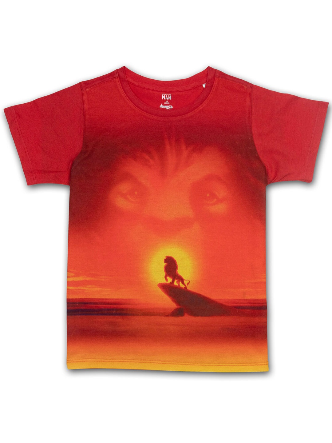 

Disney by Wear Your Mind Boys Red Printed T-shirt