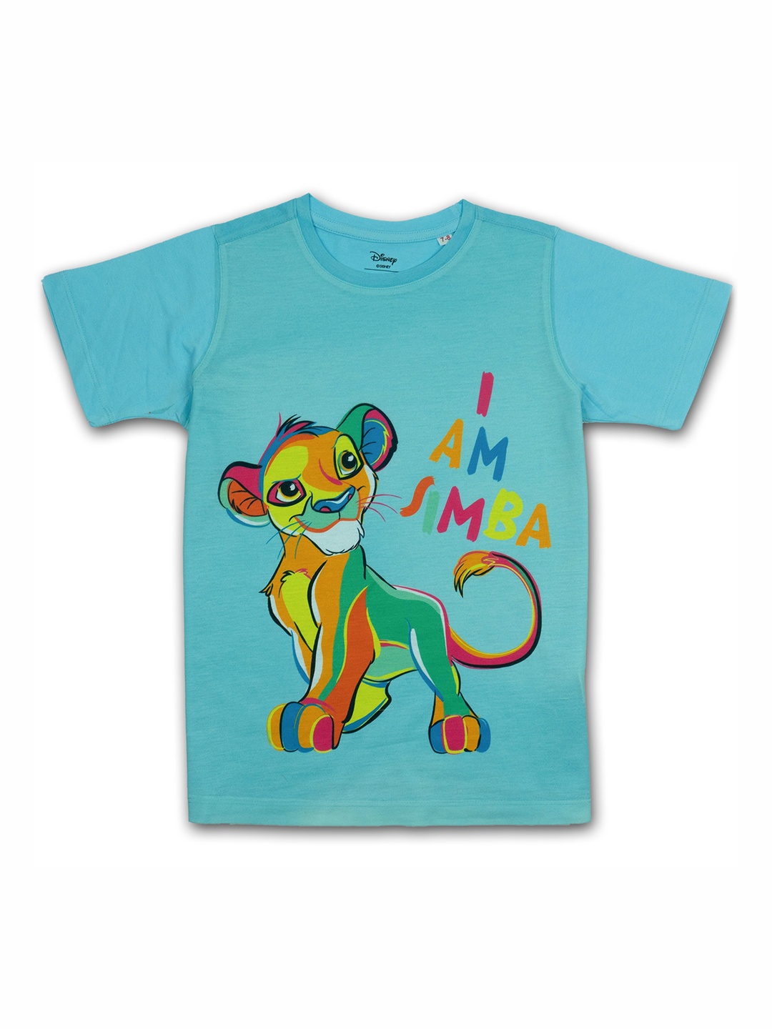 

Disney by Wear Your Mind Boys Blue & Green Printed T-shirt