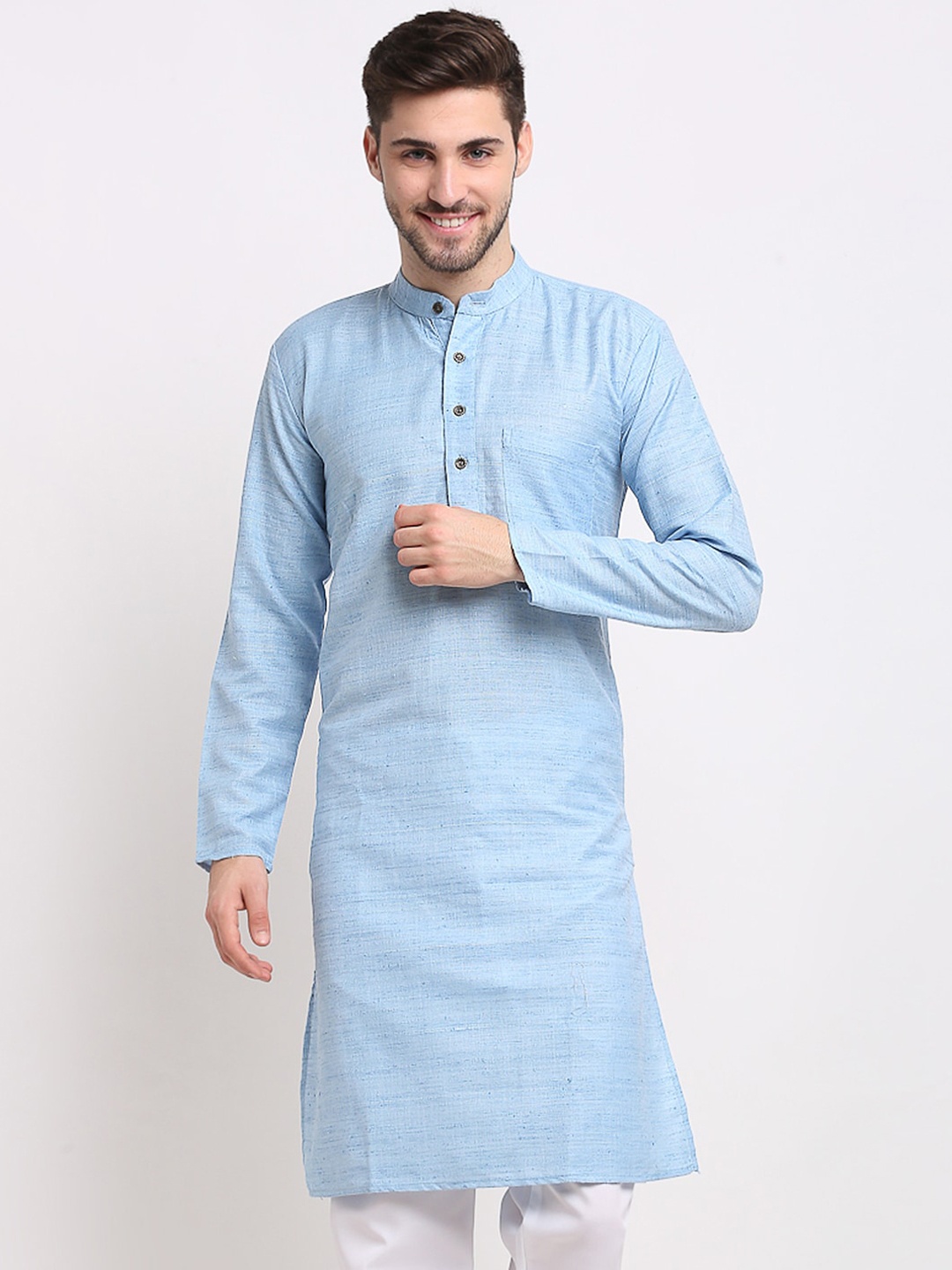 

Jompers Men Blue Kurta