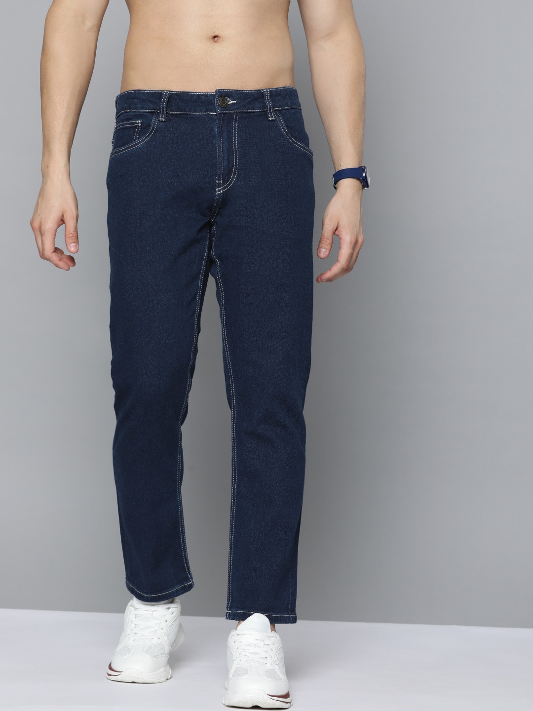 

Harvard Men Navy Blue Slim Fit Stretchable Jeans