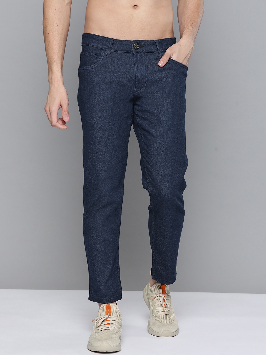 

Harvard Men Navy Blue Slim Fit Stretchable Jeans