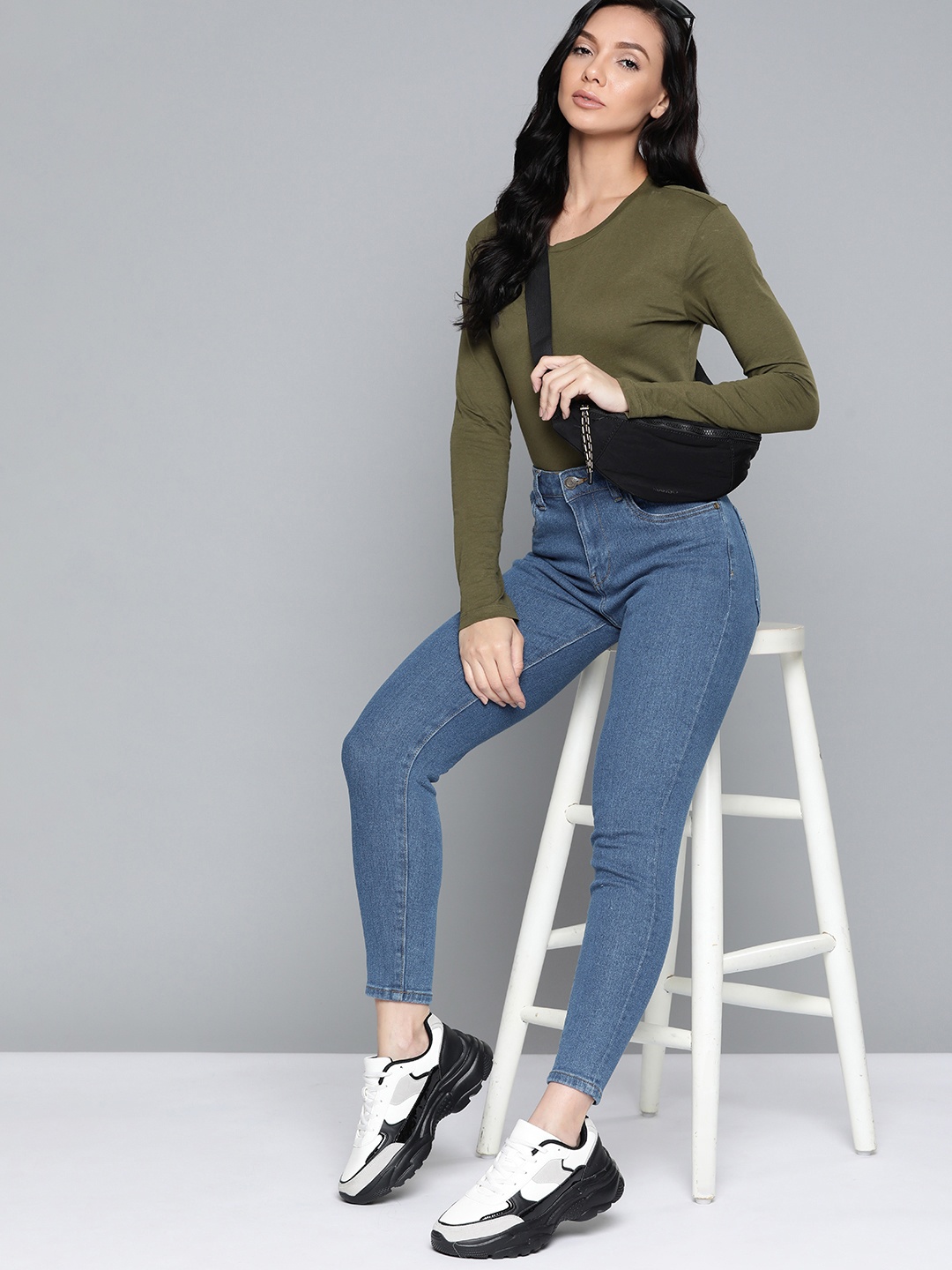 

Harvard Women Blue Skinny Fit Stretchable Jeans