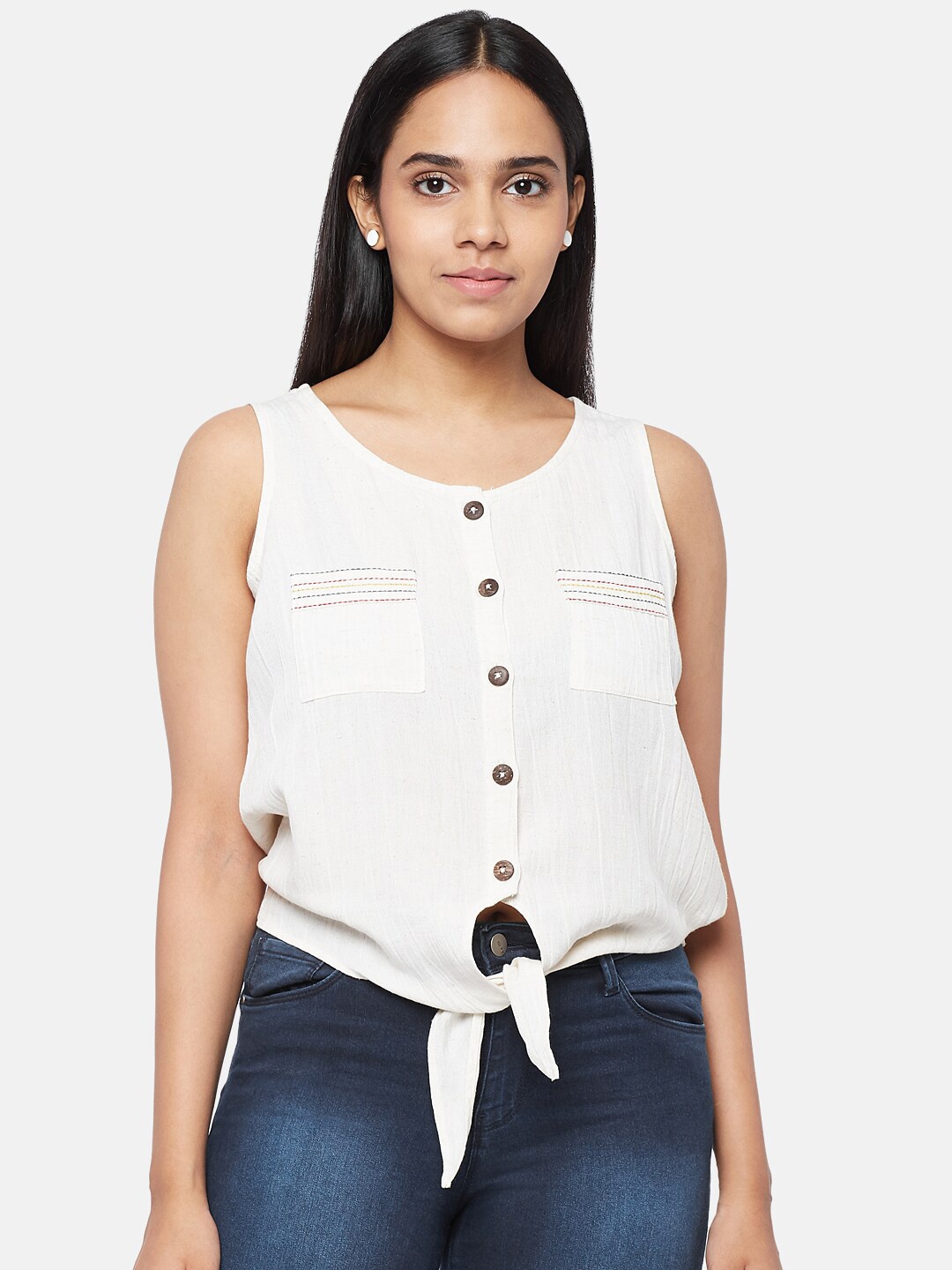 

People White Regular Top