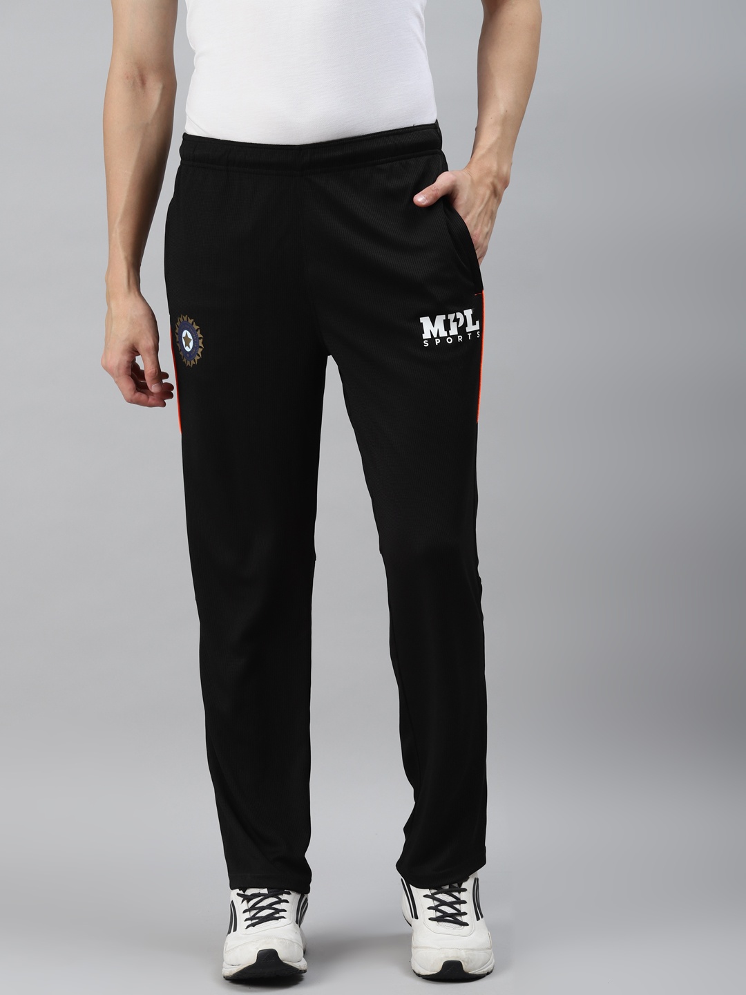 

MPL Sports Men Black Official Team India Fan Match Track Pants