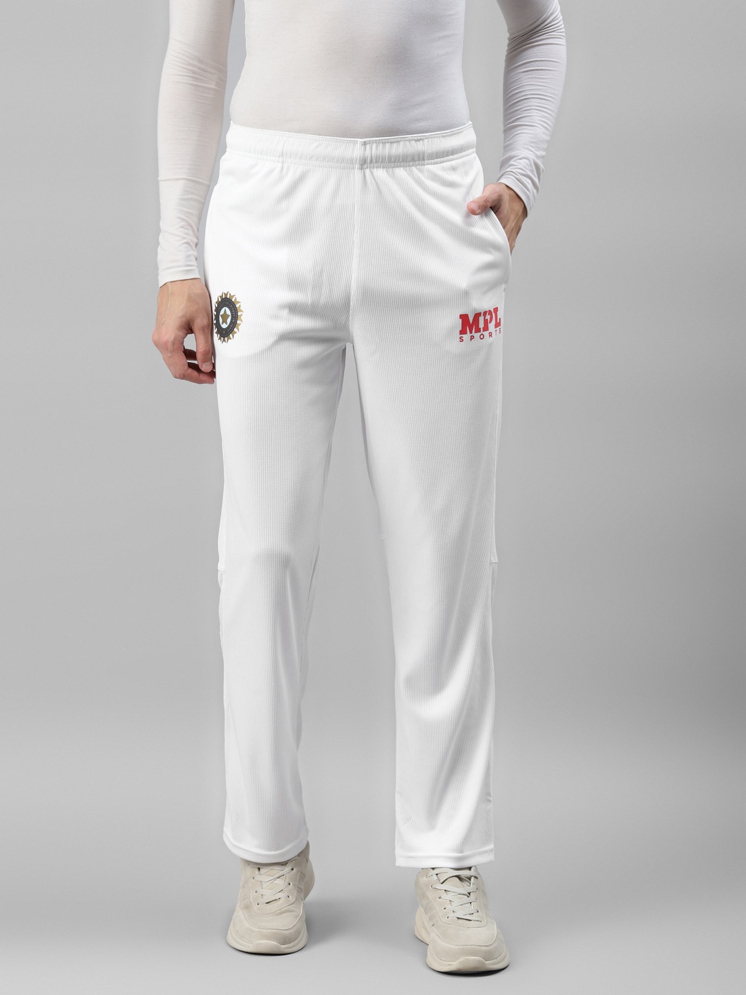 

MPL Sports Men White Official Team India Fan Test Pant