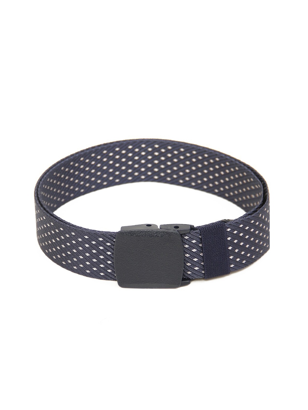 

Calvadoss Girls Navy Blue Woven Design