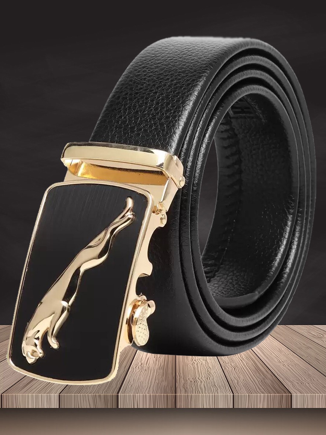 

Kastner Men Black Textured Belt