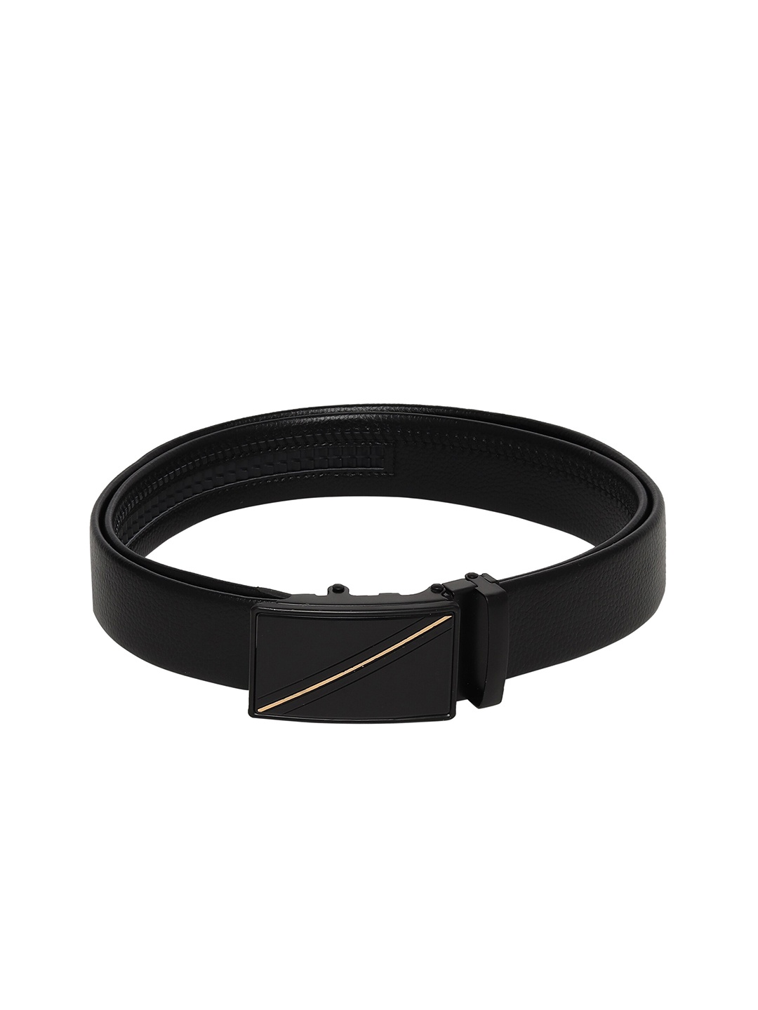 

Kastner Men Black Solid Artificial Leather Belt