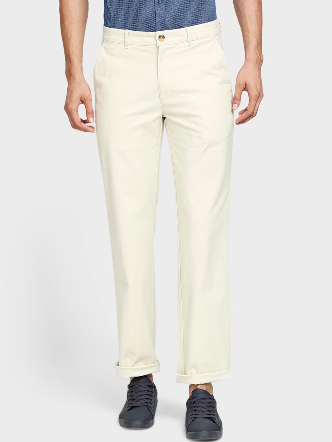 

ColorPlus Men Beige Trousers