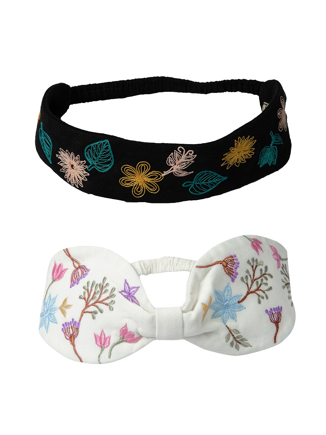 

DEEBACO Women Black & White Hairband