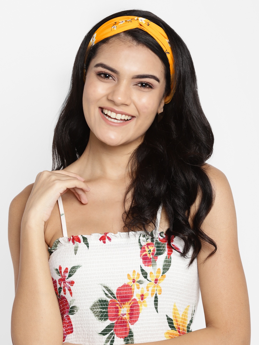 

DEEBACO Women Yellow Hairband