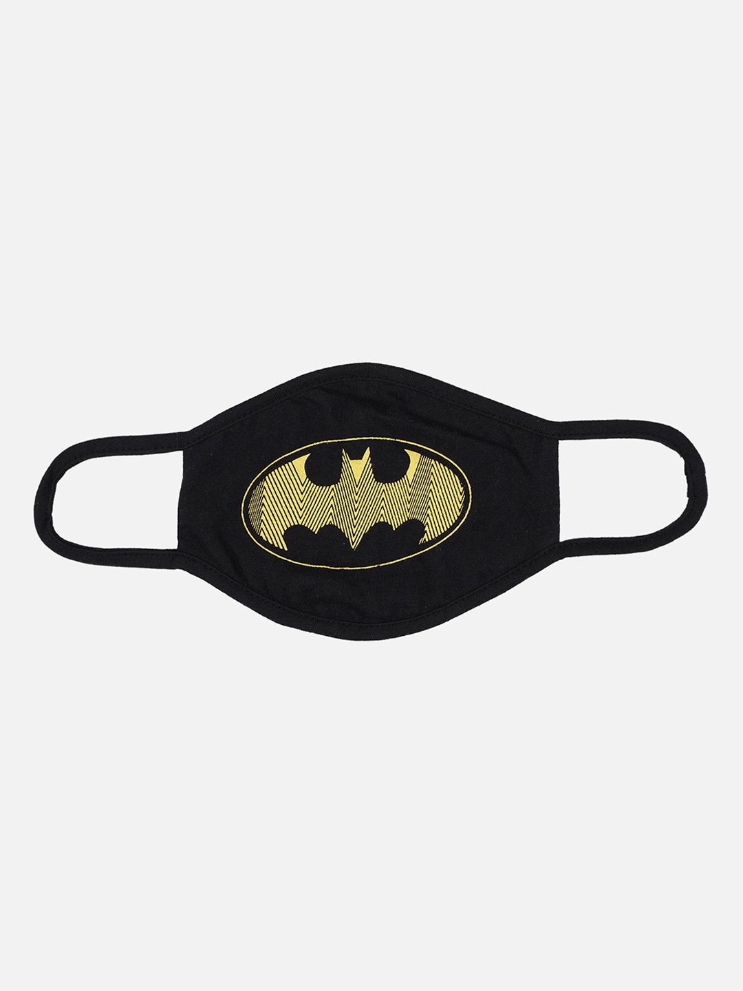 

Free Authority Unisex Black & Yellow Batman Printed Reusable 3-Ply Cloth Mask