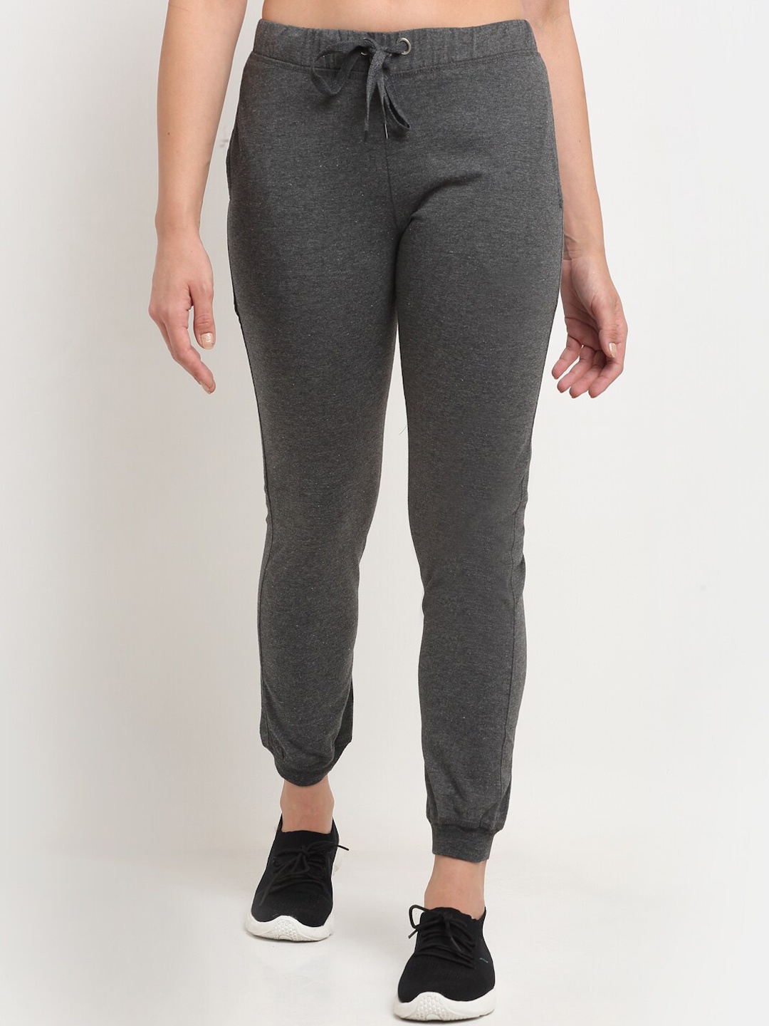 

MACK JONNEY Women Grey Solid Joggers