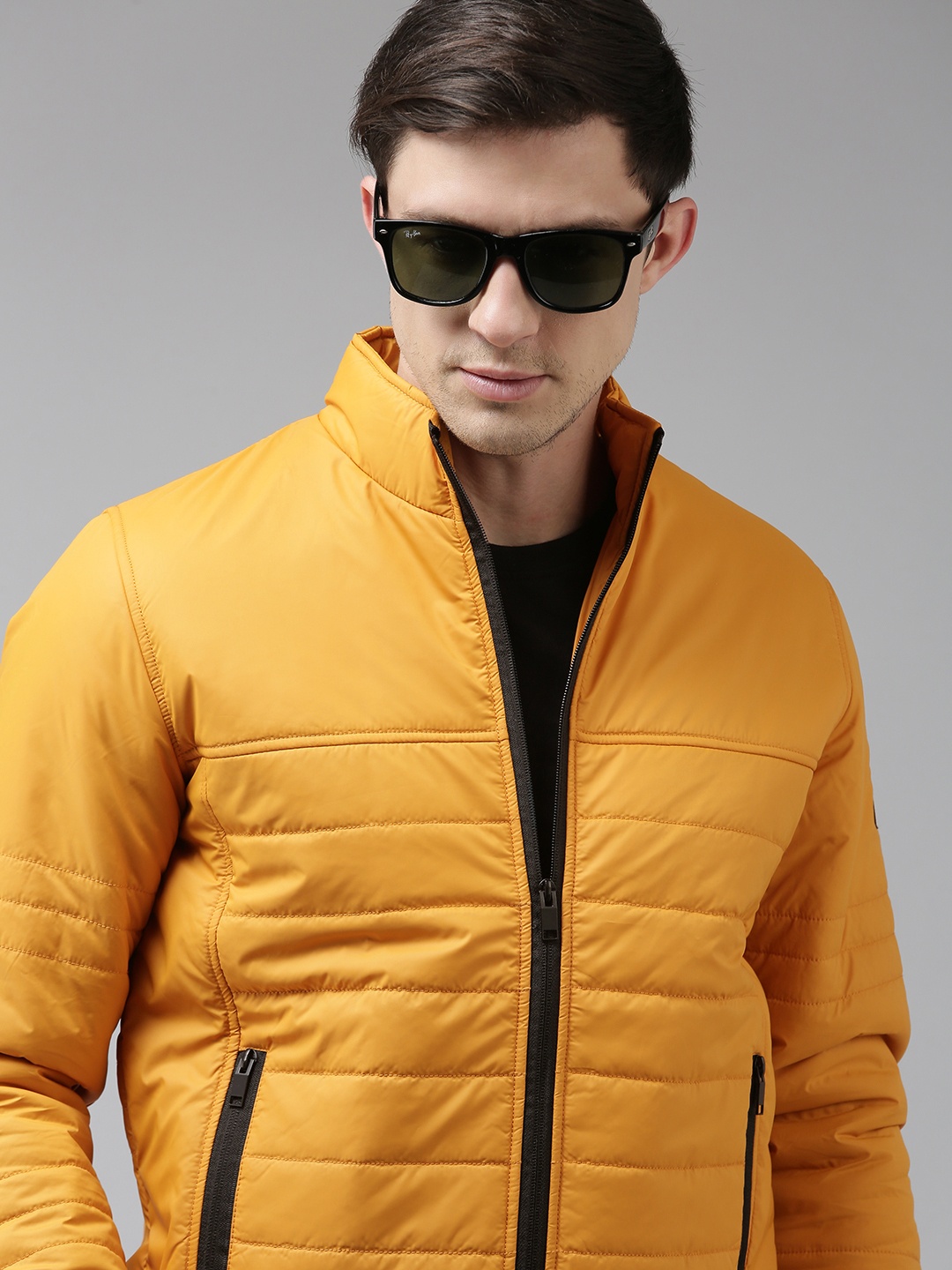 

SPYKAR Men Mustard Insulator Padded Jacket