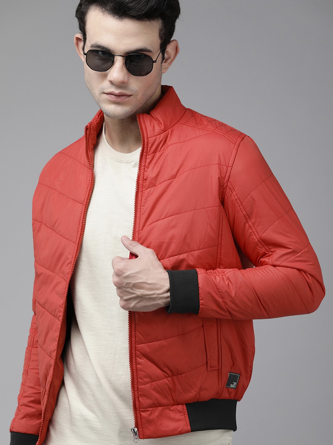 

SPYKAR Men Red Insulator Sporty Jacket