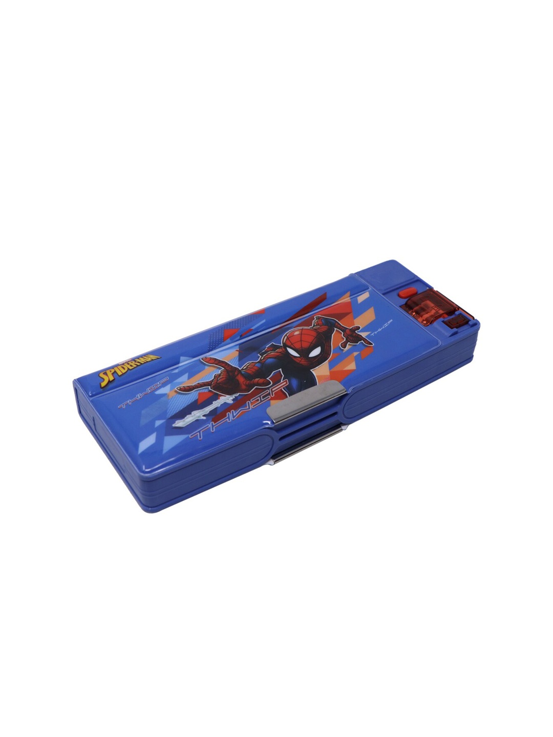 

Marvel Boys Blue & Red Spiderman Magnetic Pencil Box - HMSOPC 00802-SPM