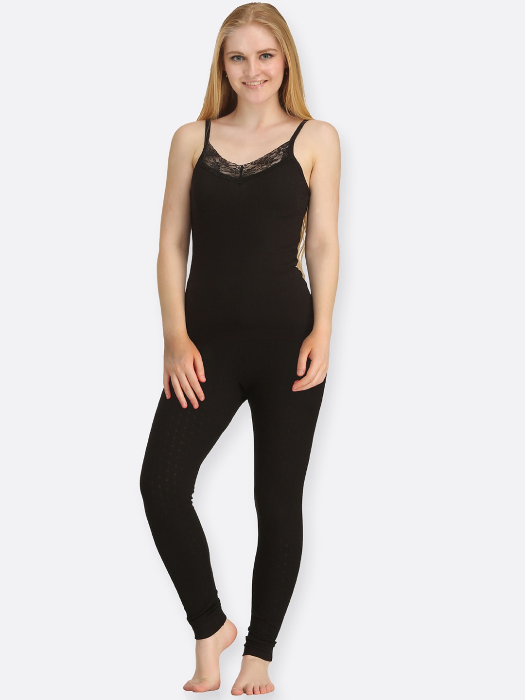 

Kanvin Women Black Thermal Set - TNEW2120BK2170