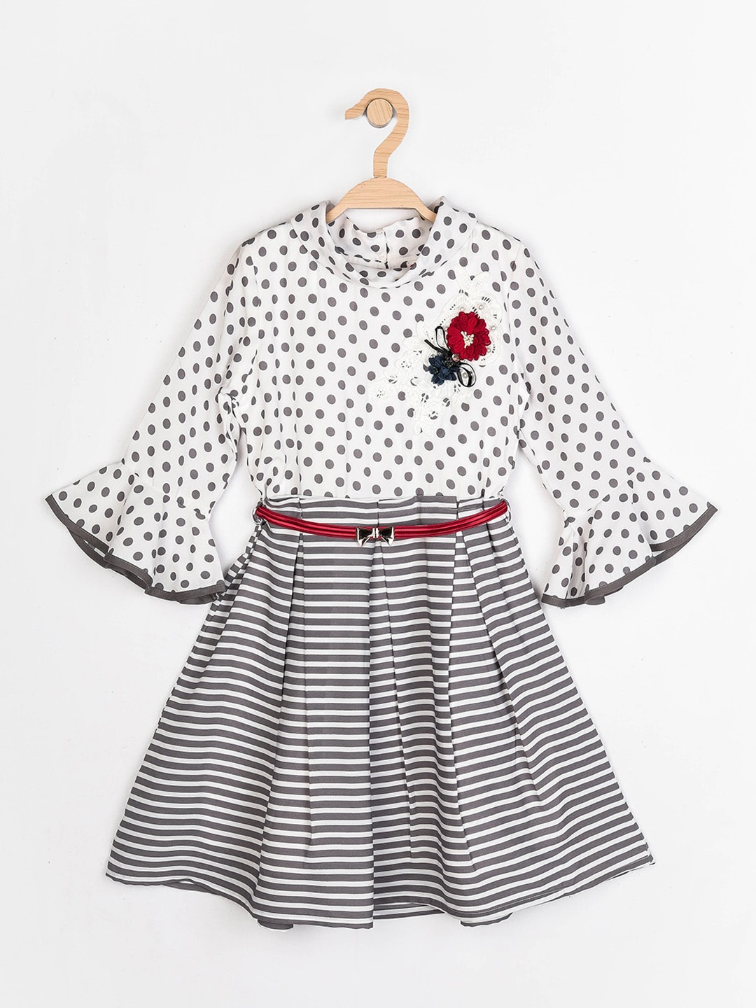 

Peppermint Grey Crepe Dress