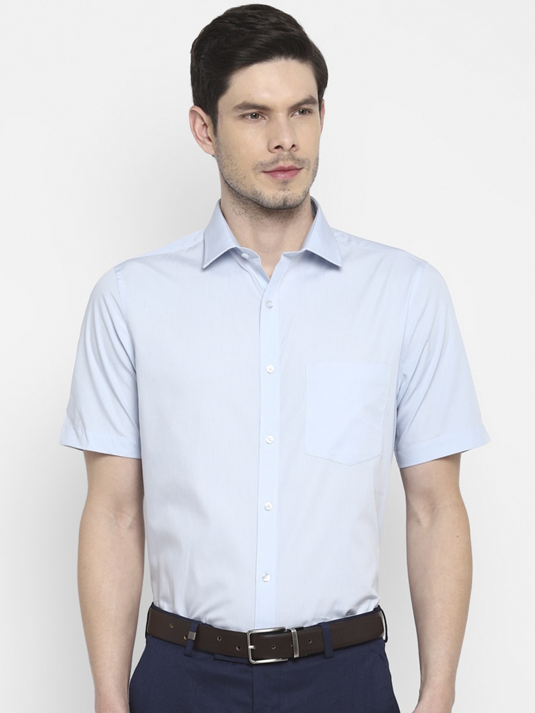 

Turtle Men Blue Opaque Casual Shirt