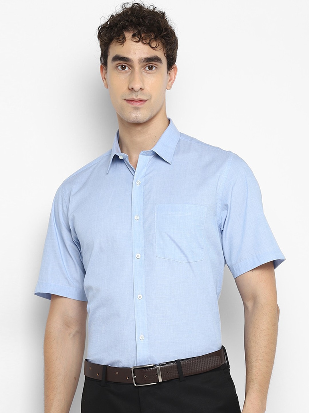 

Turtle Men Blue Opaque Casual Shirt