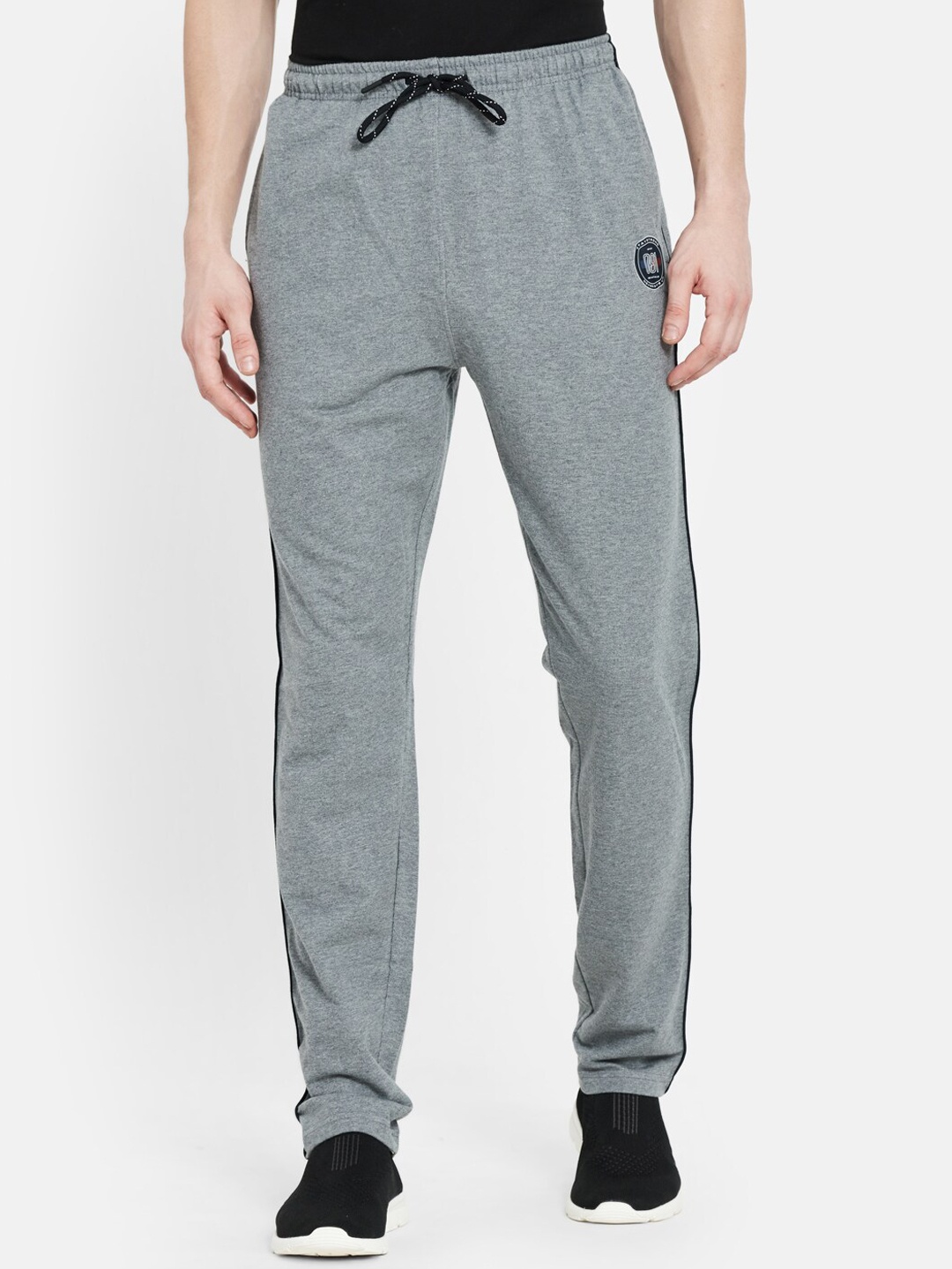 

Octave Men Grey Solid Regular-Fit Track Pants