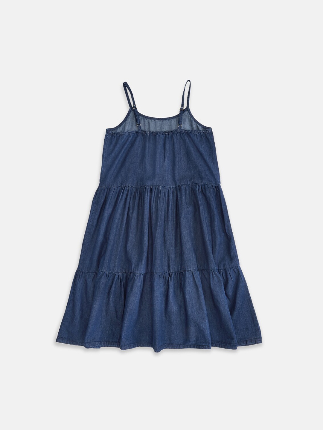 

Pantaloons Junior Navy Blue A-Line Dress