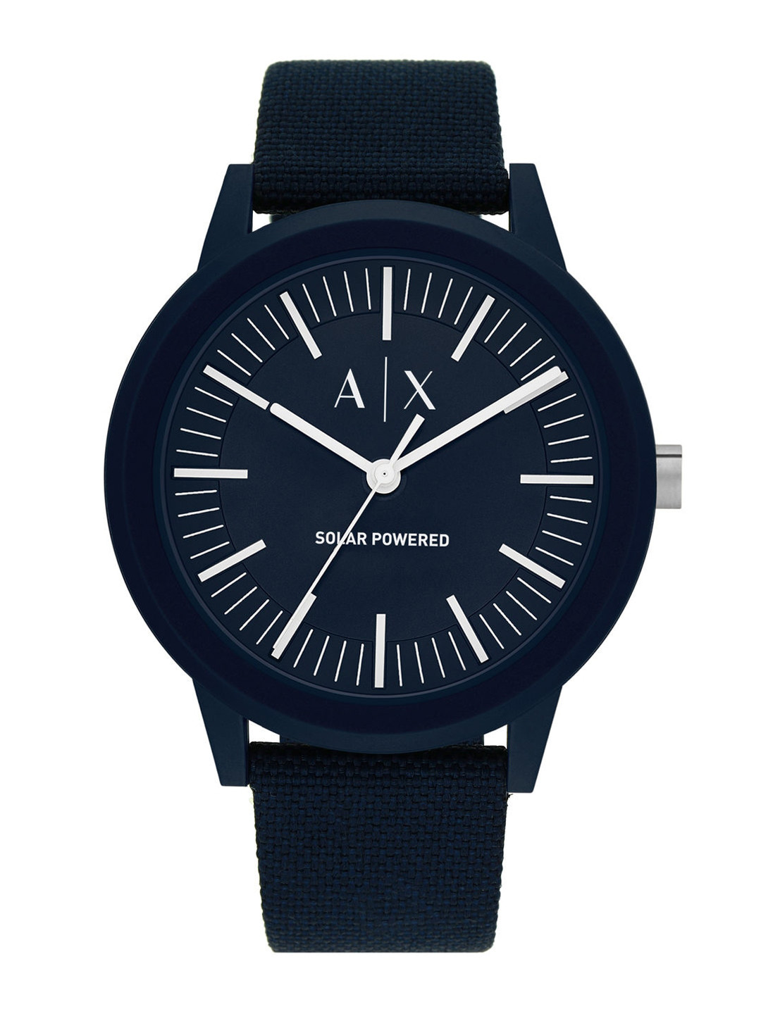 

Armani Exchange Men Blue Printed Dial & Blue Straps Analogue Watch