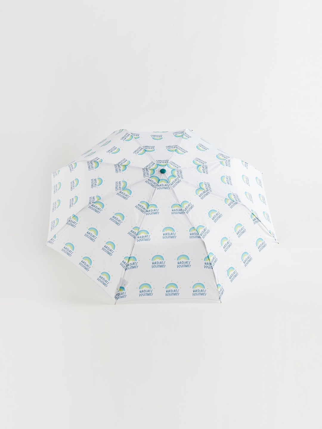 

Home Centre White & Blue Printed Manual 3-Fold Umbrella