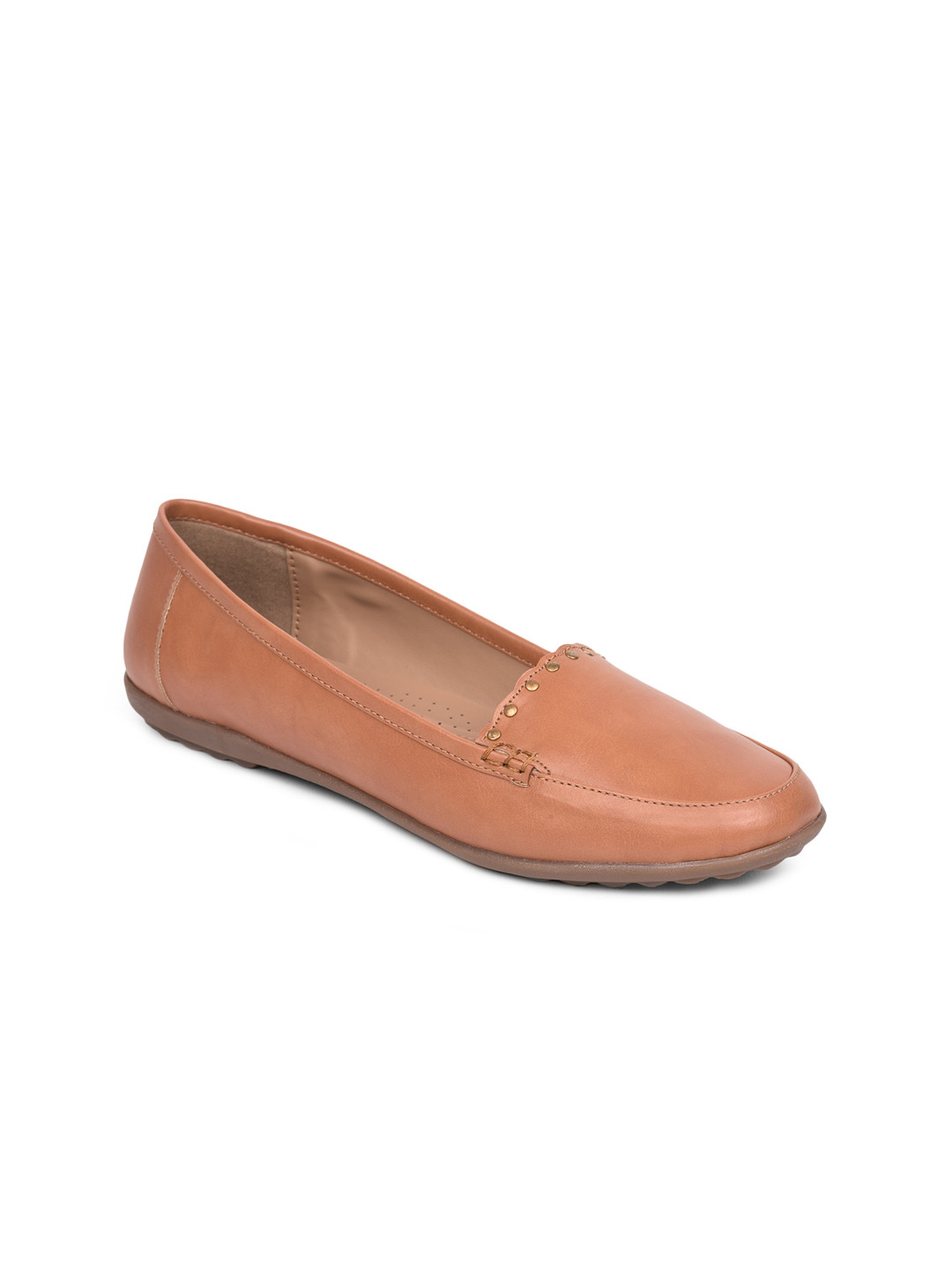 

Liberty Women Tan Solid Ballerinas
