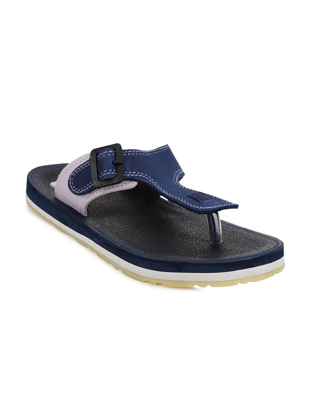 

Campus Men Navy Blue & Black Slip-On