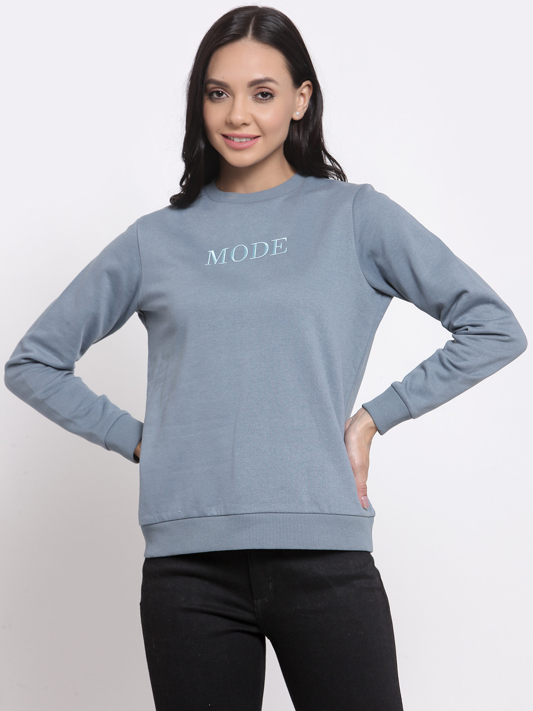 

Mode by Red Tape Women Blue Sweatshirt