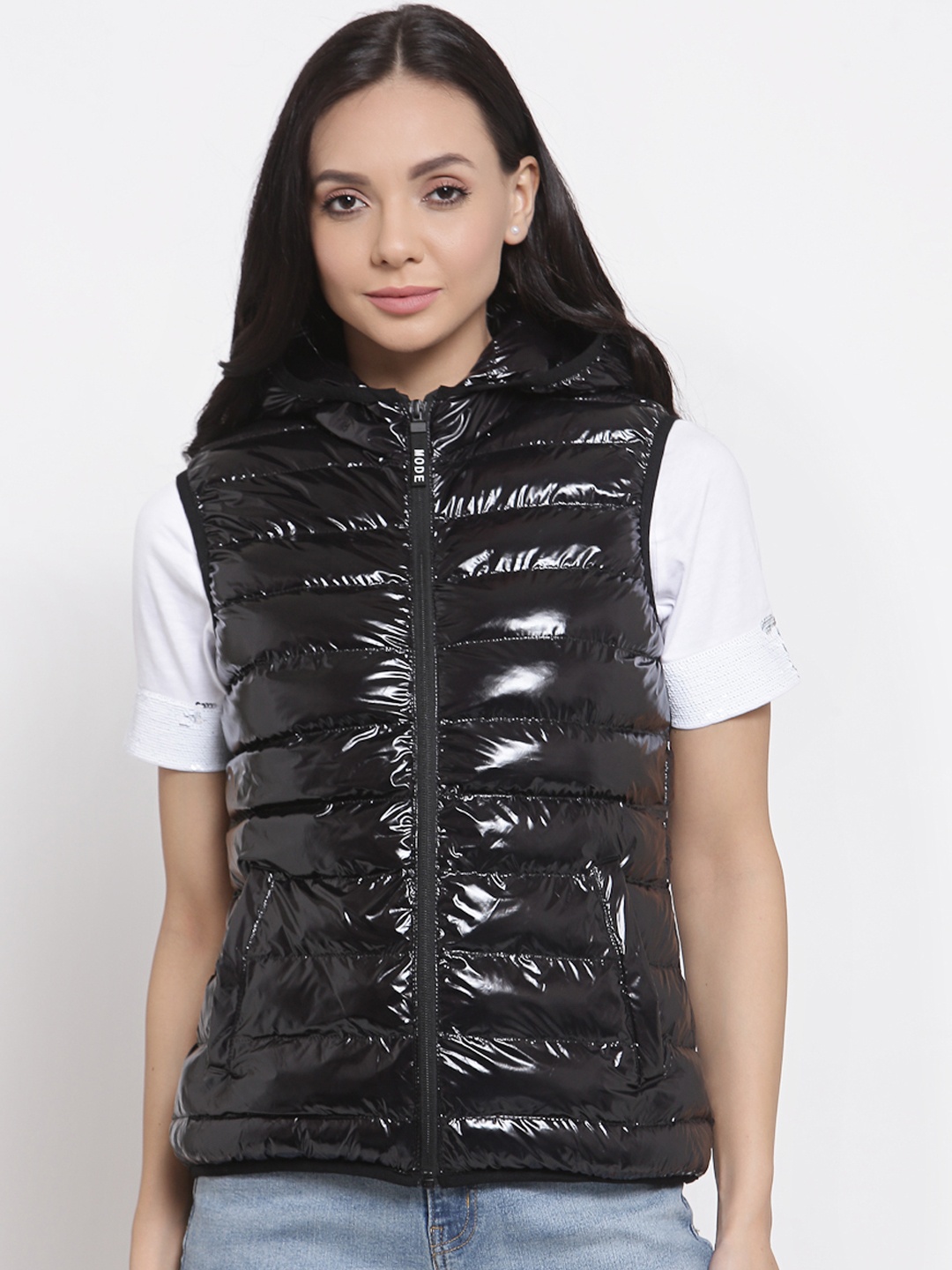 

Mode by Red Tape Women Black Puffer Jacket